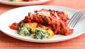 spinach and cheese cannelloni how to