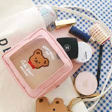 teddy bear makeup bag best kawaii