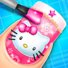 kitty nail salon game for by