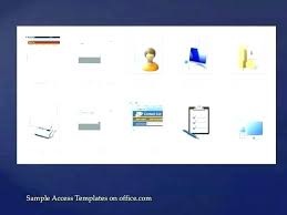 Asset Management Access Template Database Home And Desktop