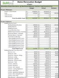 House Building Budget Templates