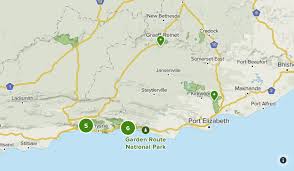 south africa garden route list