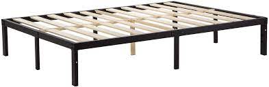 zizin metal full bed frame wood