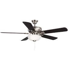 Indoor Led Brushed Nickel Ceiling Fan