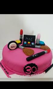 makeup cake customised cake cosmetics