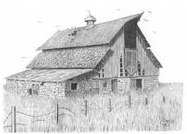 These are ideal images for the novice artist with pencil as the tool of trade. Old Prairie Barn Barn Drawing Landscape Drawings Pencil Drawings
