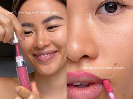 tren makeup korean upturned lips