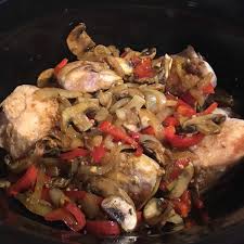 slow cooker pheasant with mushrooms and