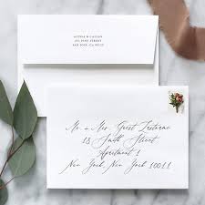 How To Address Wedding Invitation Envelopes Fine Day Press