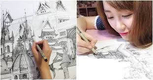 Support me on patreon and get access to all my tutorials. Japanese Artist Creates Realistic Drawings Of Famous Buildings