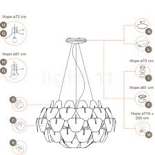 Buy Luceplan Spare Parts For Hope Pendant Light At