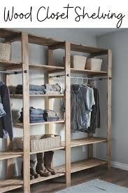 Floating shelves are a great way to create a clean fresh look in any room. Wood Closet Shelving Ana White