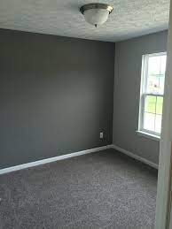 Grey Carpet Bedroom Grey Accent Wall