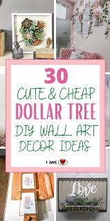 dollar tree diy wall art décor ideas