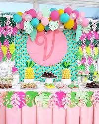 tropical flamingo birthday party
