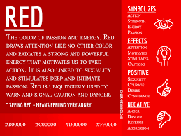 red color meaning the color red
