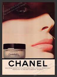 chanel 1980s print adver ad