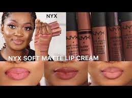 nyx soft matte lip cream for dark skin