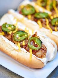 seattle hot dog recipe w bacon cream