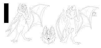 Free To Use Vampire Bat Base 2.0 by furryfilth -- Fur Affinity [dot] net