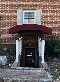 basement stairway entrance canopy