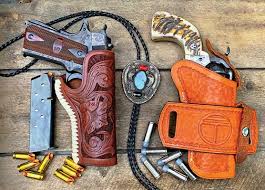 fancy sixgun leather holsters