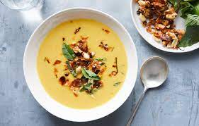 ernut squash and green curry soup