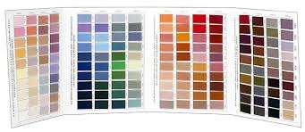polyester carpet binding tape color chart