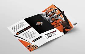 Basketball Tri Fold Brochure Template In Psd Ai Vector