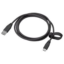 Universal serial bus (usb) is an industry standard that establishes specifications for cables and connectors and protocols for connection, communication and power supply (interfacing). Lillhult Usb Type A To Usb Type C Cord Grey 1 5 M Ikea