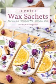 diy scented wax sachets with soy wax