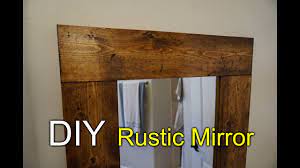 rustic floor mirror diy easy project