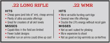22 Long Rifle Vs 22 Wmr