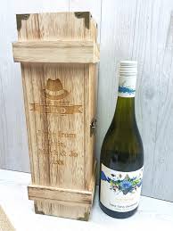 fathers day personalised wine gift box