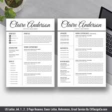 Best Selling Office Word Resume Cv Templates Cover Letter References For Digital Instant Download Professional Resume Basic And Simple Resume