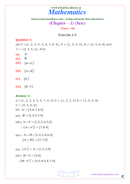 We have to find the solution to the set of equations in the form (a, b). Ncert Solutions For Class 11 Maths Chapter 1 Sets Updated 2020 21