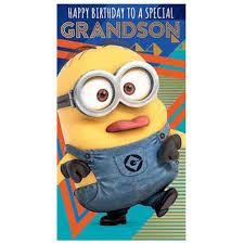 Sign up to receive our. Special Grandson Despicable Me Minions Birthday Card De024 1 Character Brands