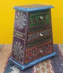 wooden jewellery box from