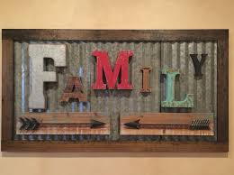 Rustic Family Sign Made From Vintage
