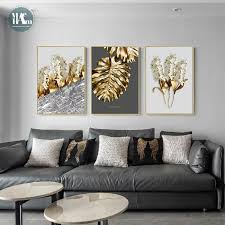 1pc Abstract Leaf Flower Wall Art