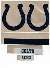 Officially licensed riddell speed helmet. Indianapolis Colts Full Size Football Helmet Decals W Stripe For Sale Online Ebay