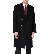 White Label Formal Mens Wool Trench Coat