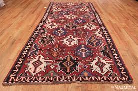antique tribal caucasian kuba kilim rug