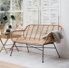 All Weather Bamboo Compact Garden Bench