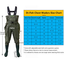 Amazon Com Dr Fish Fishing Hunting Chest Waders Boots With