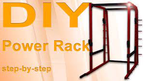 diy power rack home gym equipment