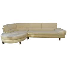 natuzzi italia leather sofa by maurizio