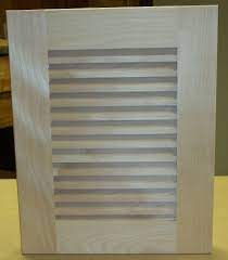 custom unfinished louver cabinet doors