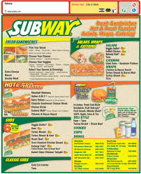 13 Best Photos Of Calories Subway Sandwich Menu Subway