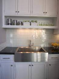 Gray Subway Tile Transitional